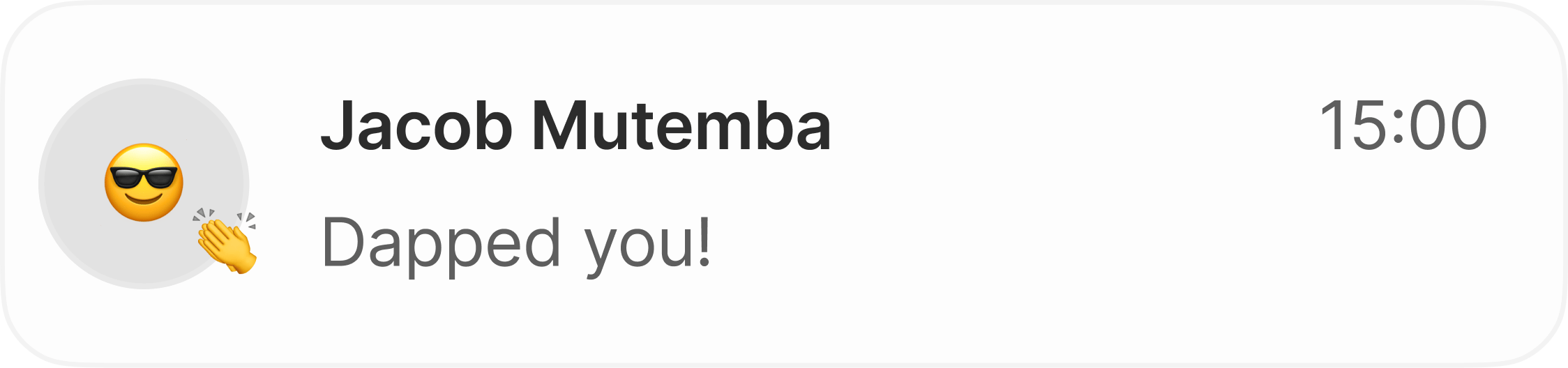 Connection Notification